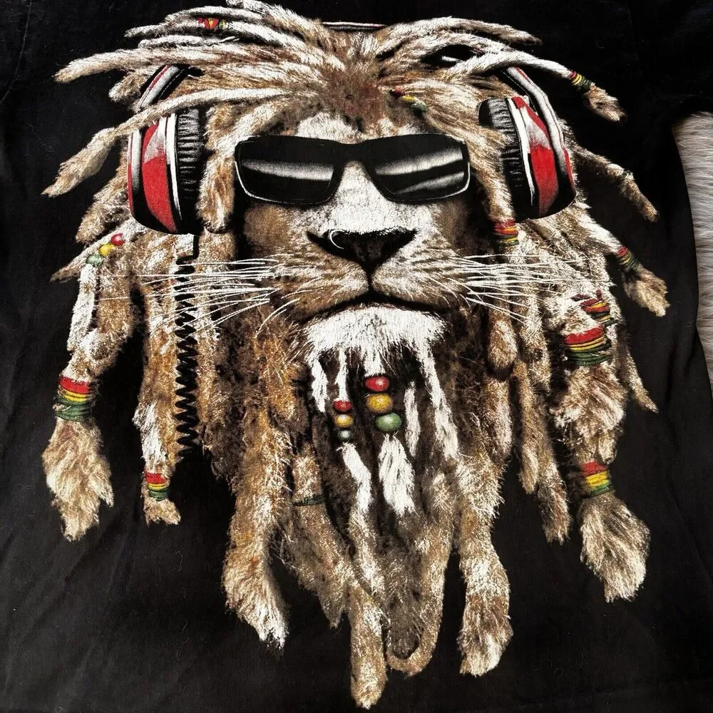 PRO TAG T Shirt Sz XL Vintage Bob Marley Artist Reggae Band Tee King Of Music - Picture 2 of 10